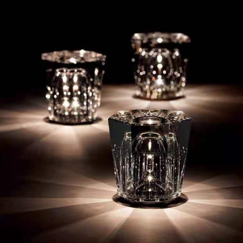 Glass Decorative Atmosphere Rechargeable Battery LED Table Lamp Night Light Highgrade and High Quality Crystal Luxury Novelty 20