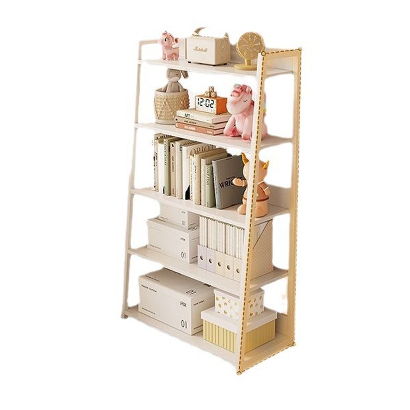 Simple Modern Iron Art Storage Display Rack Portable Book Shelf Decoration Steel Shelves Against The Wall