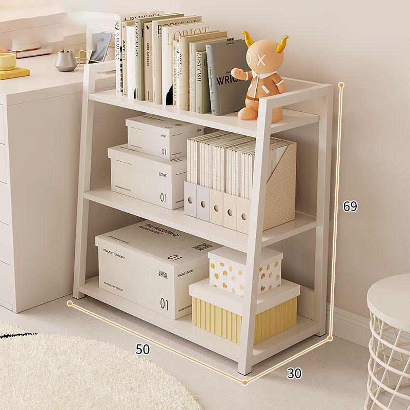 Simple Modern Iron Art Storage Display Rack Portable Book Shelf Decoration Steel Shelves Against The Wall