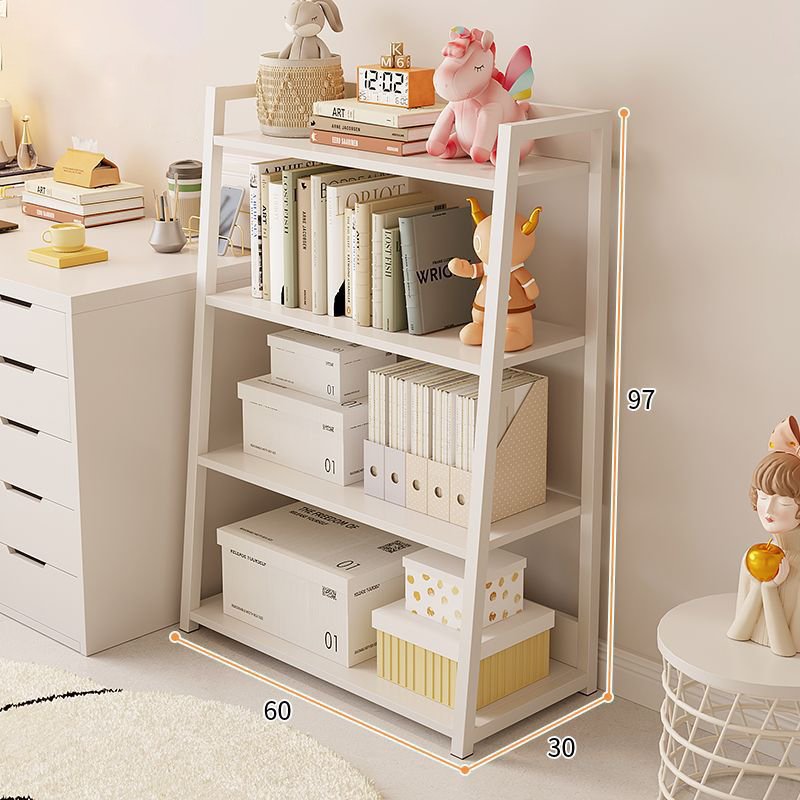 Simple Modern Iron Art Storage Display Rack Portable Book Shelf Decoration Steel Shelves Against The Wall