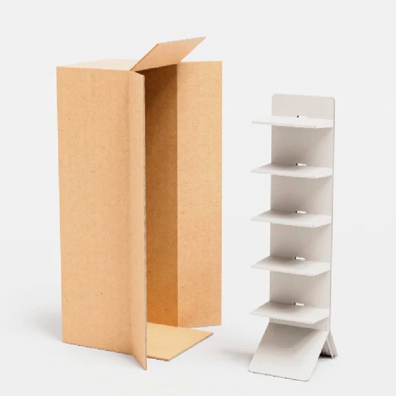 Multi-Layer Minimalist Metal Vertical Light Storage Rack Floor Use for Face Storage