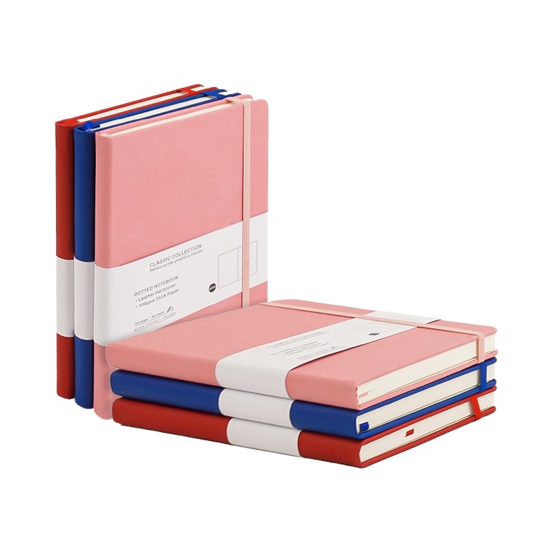Multicolor Thick Cheap Custom Notebook Manufacturer Wholesale Students Leather Stationery Hardcover Diary For School