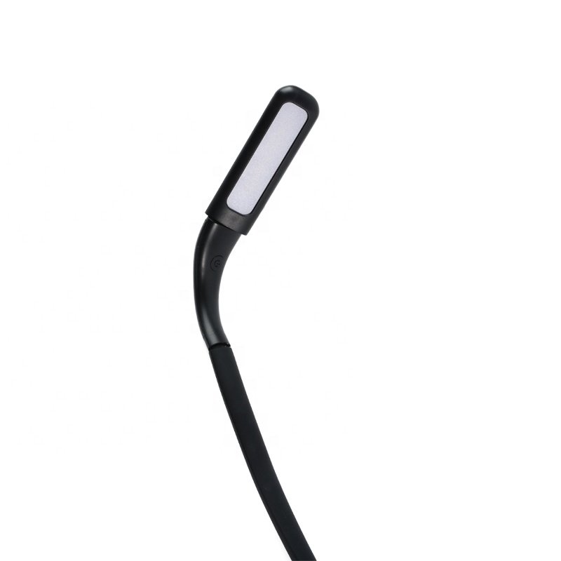 2023 New Stepless Dimming Led Neck Hung Light TYPE-C Rechargeable Bendable Arm Book Light For Student Reading In Bed