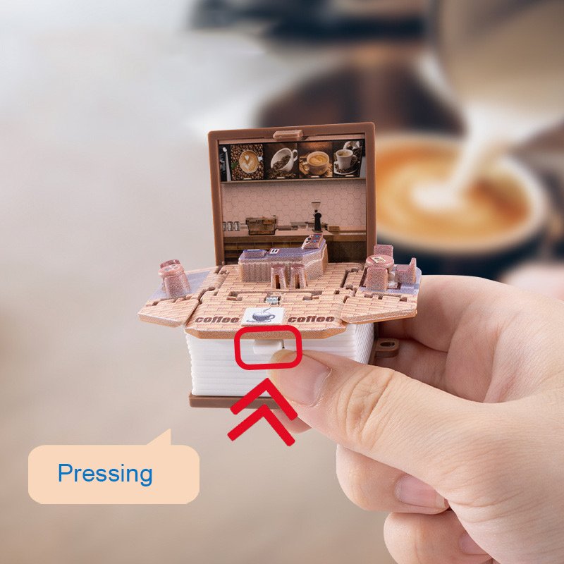 Creative 3D folding bomb book Basketball castle dinosaur car key chain puzzle pendant small gift custom Magic Book keychain