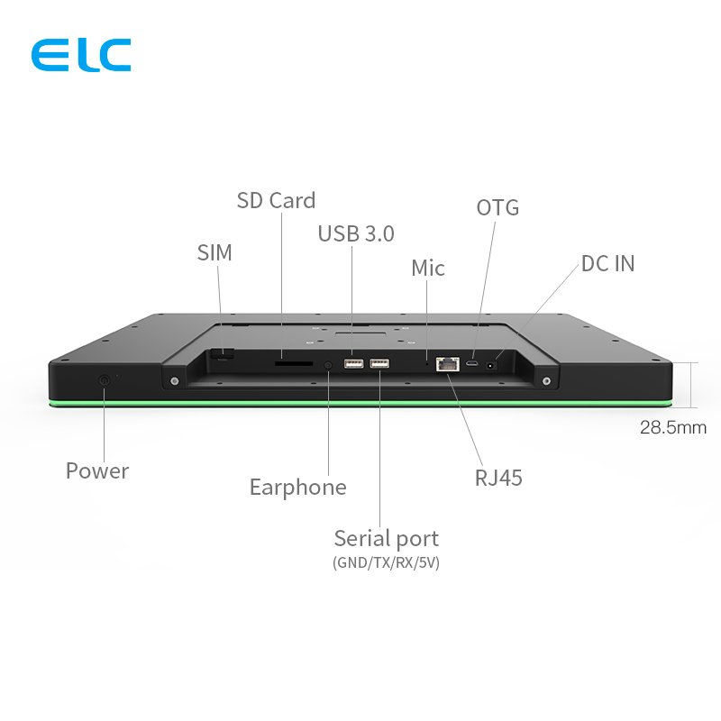 WA1583T 15.6 inch POE tablets LCD touch screen LED Light Bar Booking System Meeting room tablet