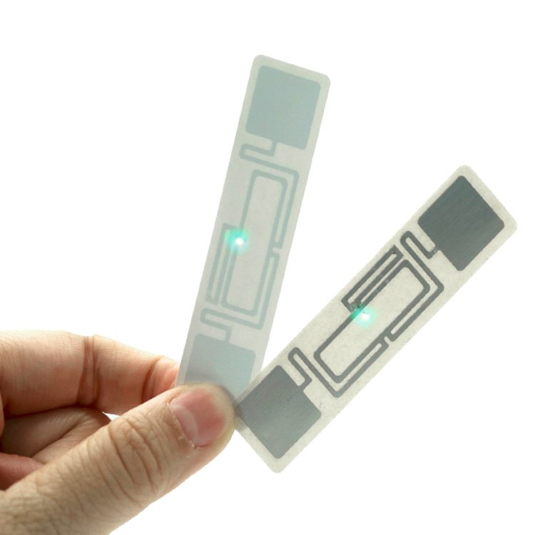 UHF rfid label tag with led flash light for library book document management TID 96bits EPC 160bits USER 1312bit