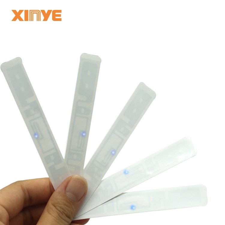 UHF rfid label tag with led flash light for library book document management TID 96bits EPC 160bits USER 1312bit