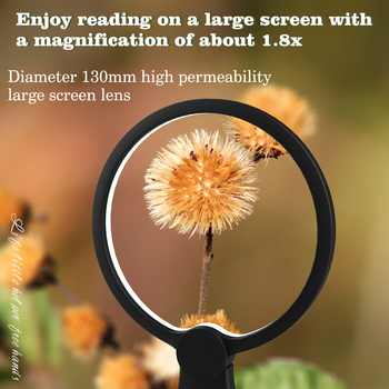 24 Ultra-Bright LEDs Light for Close Work,Neck Wear Magnifier for Reading Cross Stitch.Low Vision Seniors with Aging Eyes