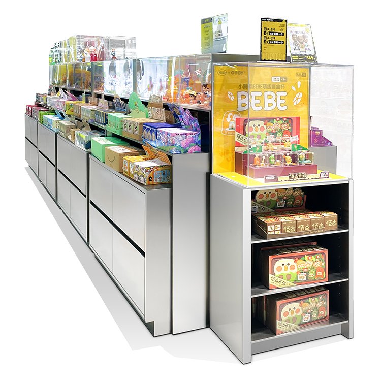 Meicheng Toy Store Display Stand Fashion Shop Goods Display Stand Gift Shelf With Customized Service