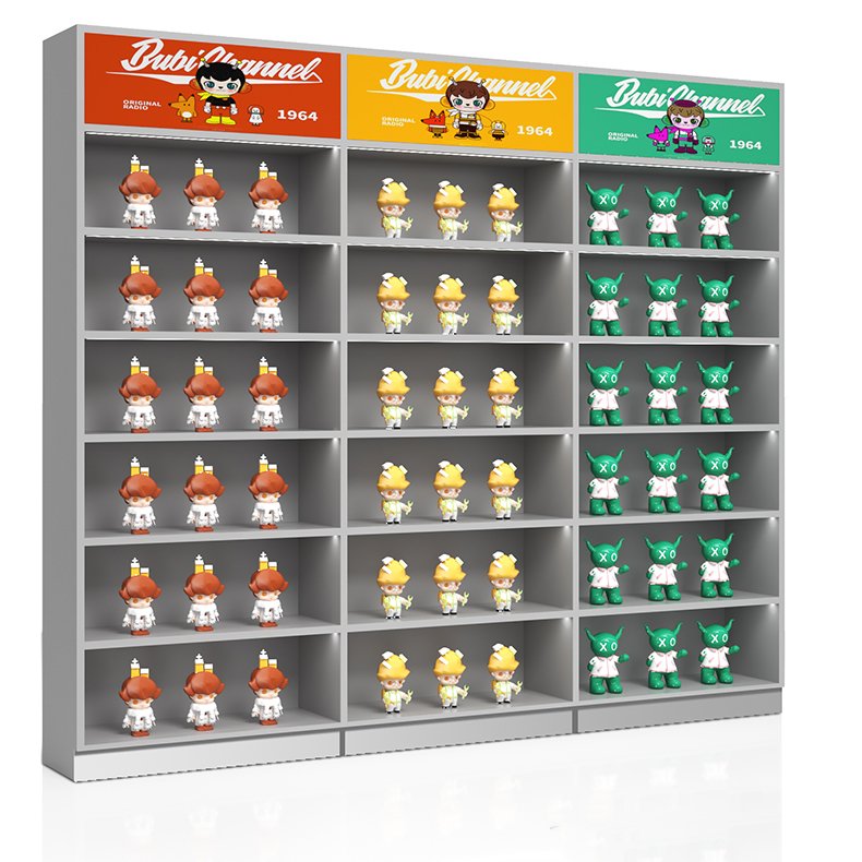 Meicheng Toy Store Display Stand Fashion Shop Goods Display Stand Gift Shelf With Customized Service