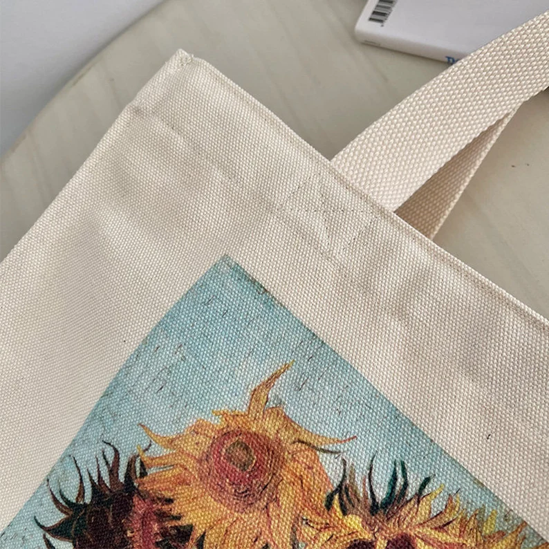2024 Luxury Eco-friendly Cotton Canvas Bags Letter Shopping Personalized Printing Women Canvas Tote Bag With Custom Logo Printed