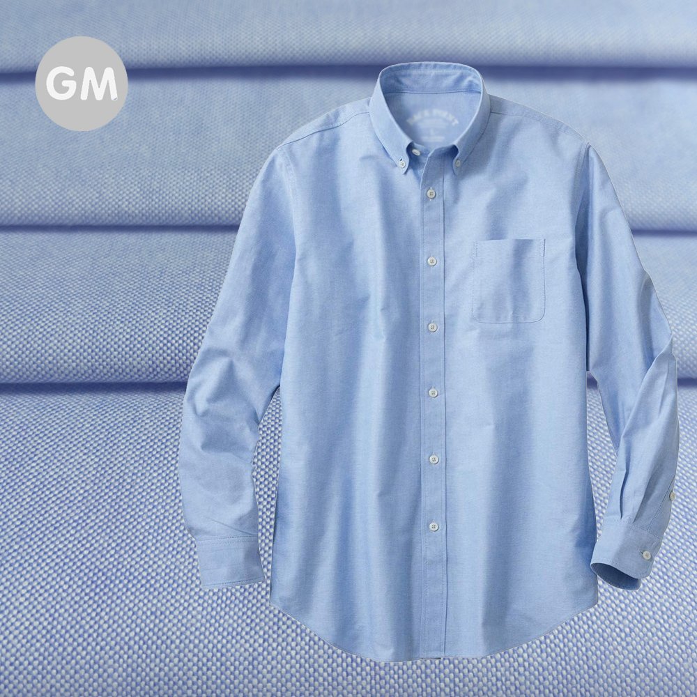 High quality Woven yarn dyed poly cotton Oxford shirting fabric for men's shirts formal casual shirts