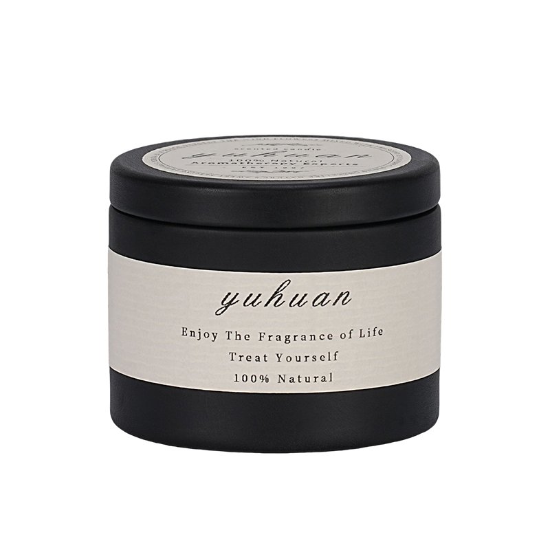 Custom Logo Essential Oil Aromatherapy Candles Home Deodorant Plant Aroma Soy Wax Luxury Scented Candle In Tin Can