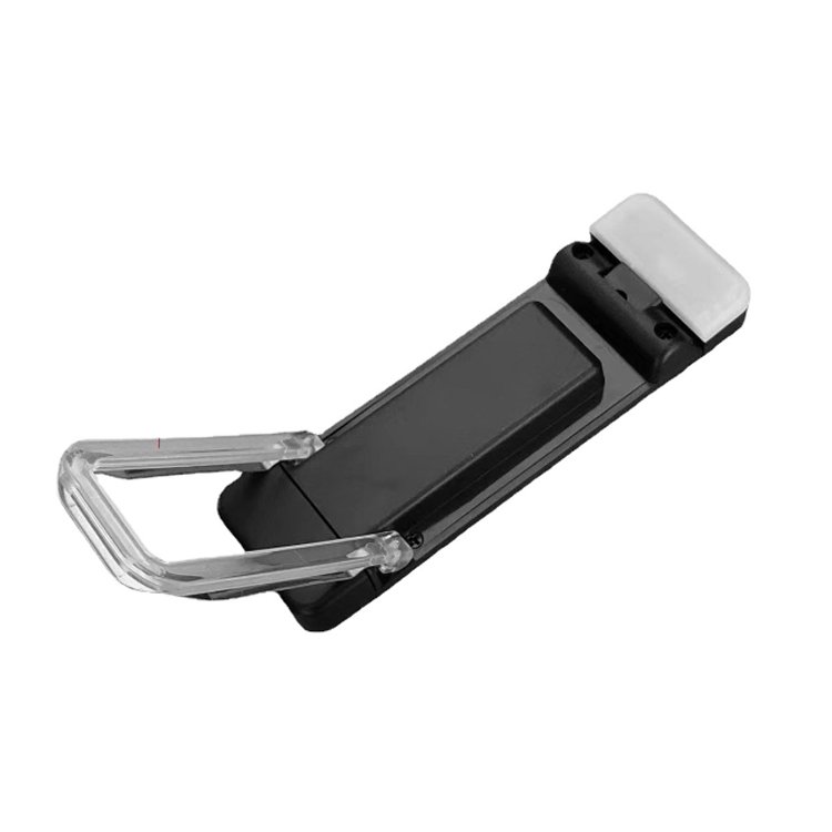 Customizable 400mAh Battery Powered 4 Light Colors USB Rechargeable Bookmark Style LED Book Reading Light with Clip