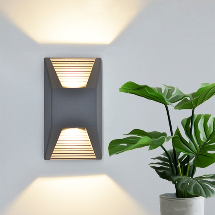Led outdoor rainproof villa outdoor balcony corridor corridor double head hotel decoration bedside wall lamp