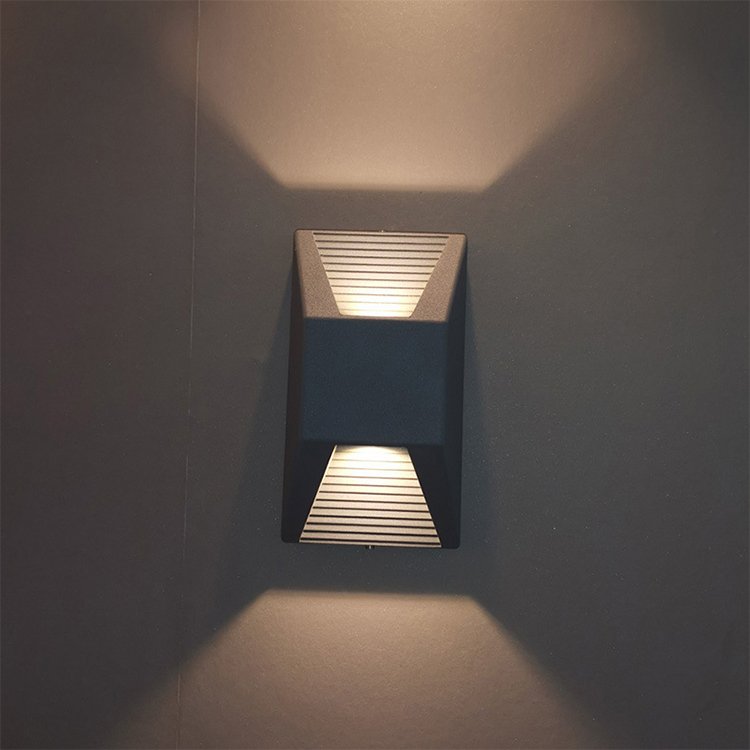Led outdoor rainproof villa outdoor balcony corridor corridor double head hotel decoration bedside wall lamp