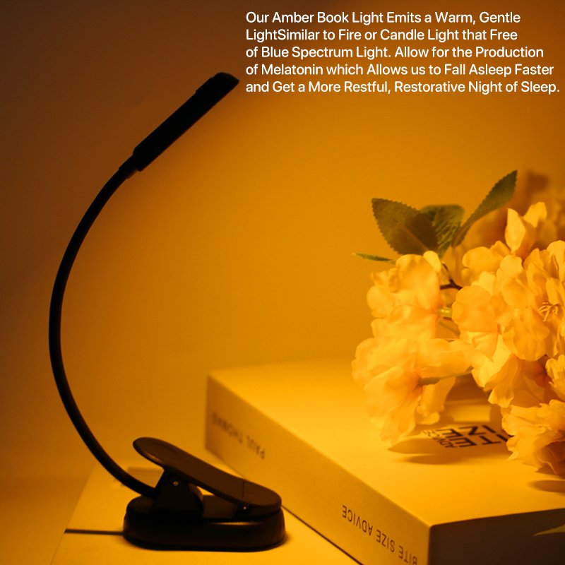 No Blue Light Healthy Foldable USB Small Dimmable Eye Protection LED Reading Study Book Light Lamp For Kids Night Light