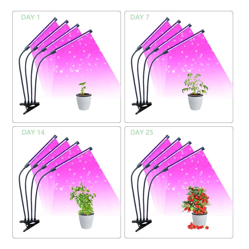 New Night Lighting Fabric 15W Desk Table Lamp Dimmable Brightness 9 Cct Plant Grow Eye-Caring Led Decorative Mirrow Light