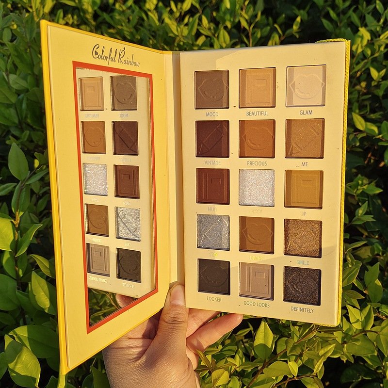 Promotion matte Eye shadow palette wholesale eye shadow book High Pigment Private Label Custom Logo 15colors shimmer eye shadow