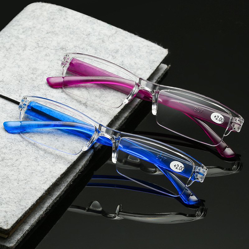 Wholesale custom LOGO woman HD one-piece ultra-light reading glasses classic men's reading glasses