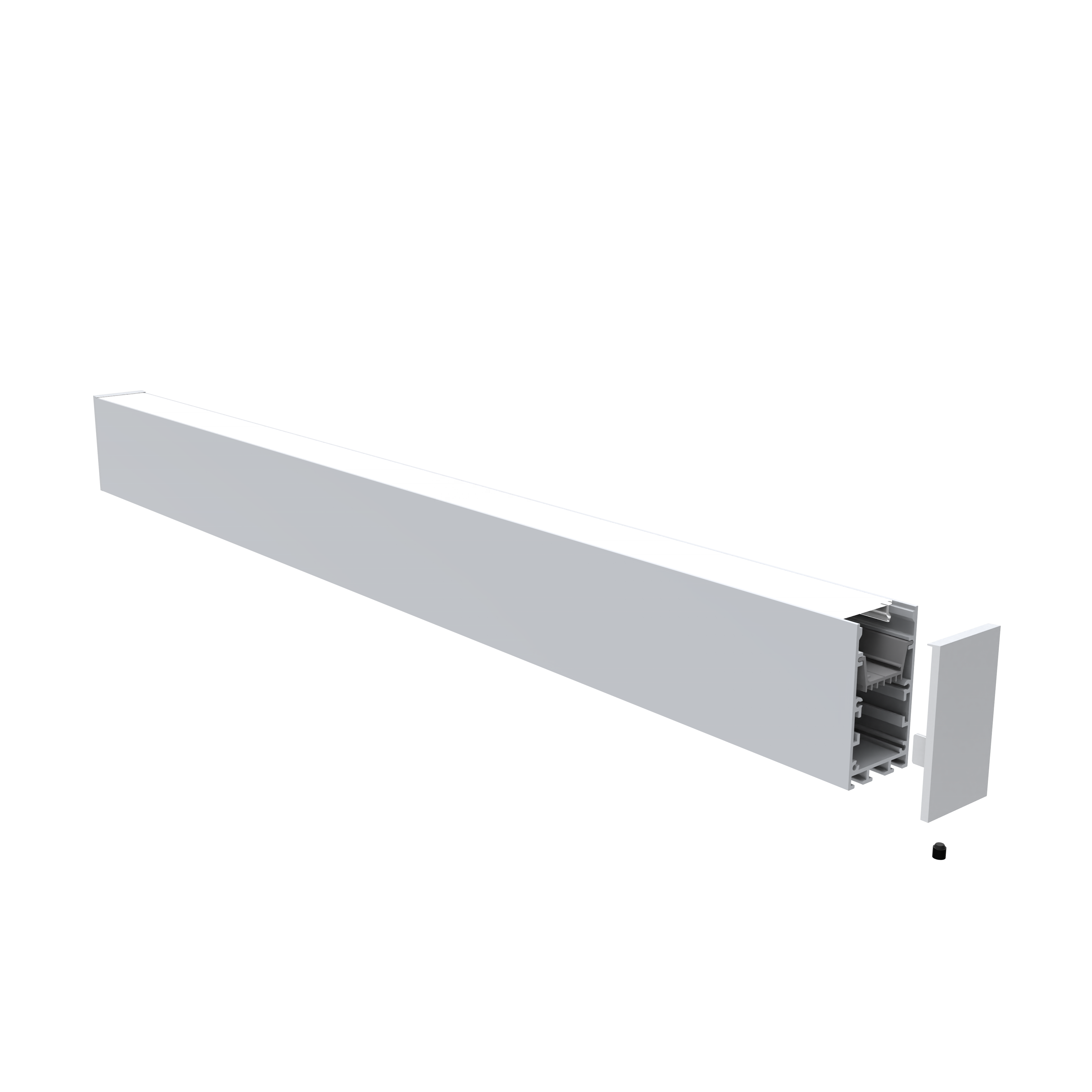 TW3360HCNC Office light long strip supermarket shopping mall classroom dining room light square pass strip hanging line light