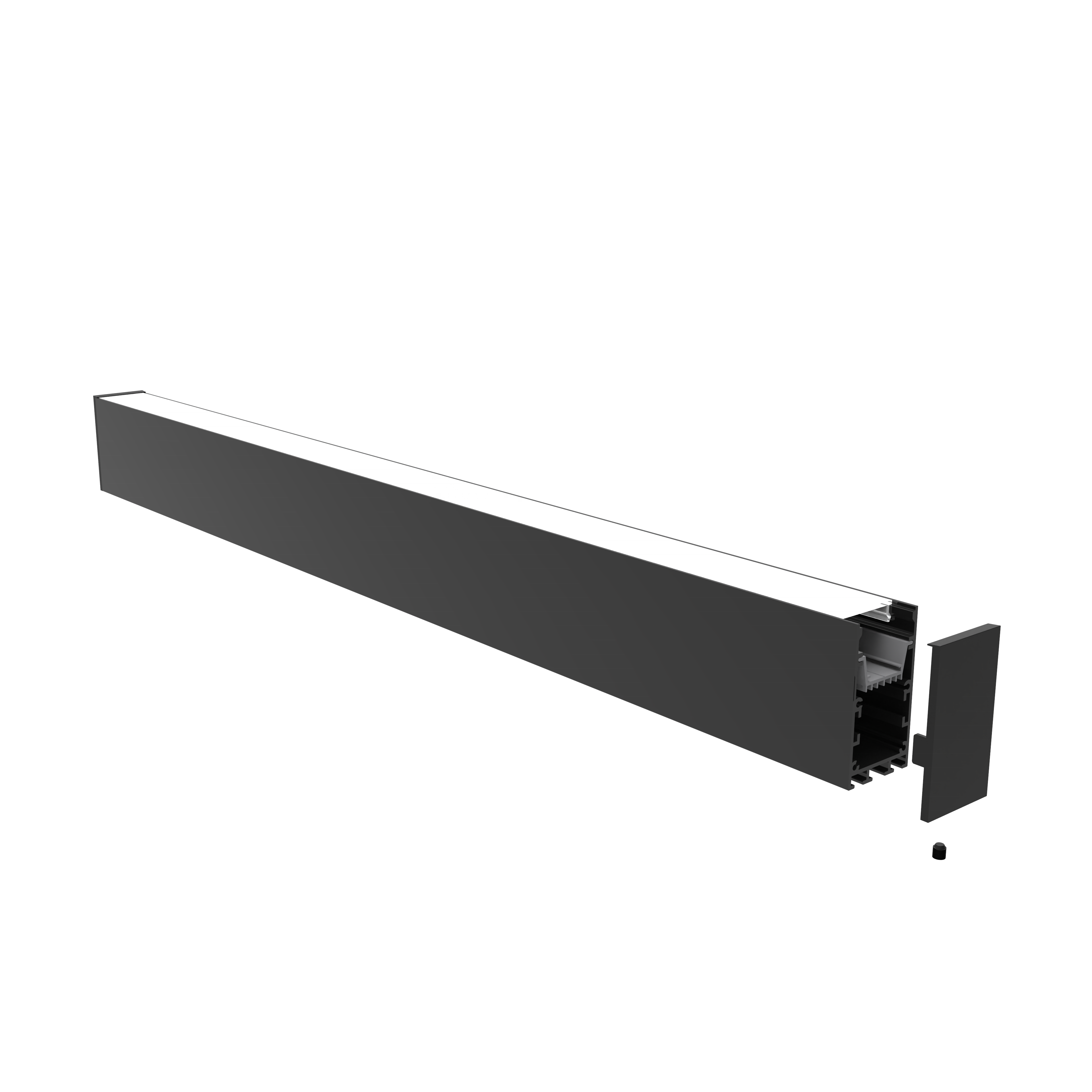 TW3360HCNC Office light long strip supermarket shopping mall classroom dining room light square pass strip hanging line light