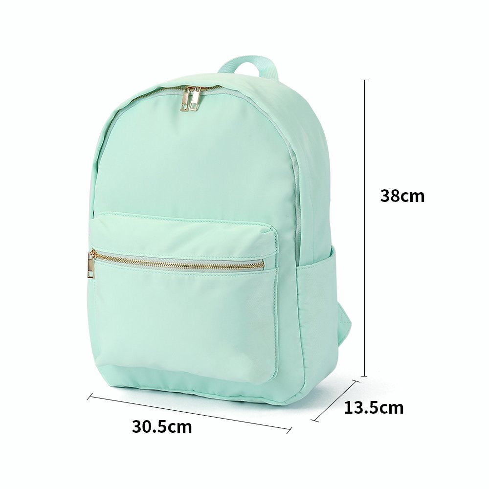Durable Light Weight Bright Colors Waterproof Nylon Backpack School Bags Girls Back To School Pack Custom Teenager School Bags