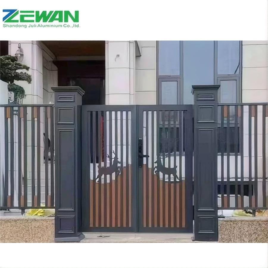 Explosive New Products Decorative Aluminum Alloy Gates Luxury Aluminum Villas Gate Metal Gates