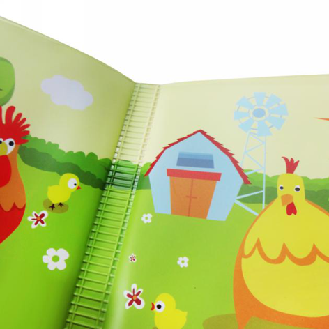 Esummi Interesting Educational Bath Book for Toddlers, Farm Animals Bath Book, Infant Learning Bath Toys to Have Great Fun