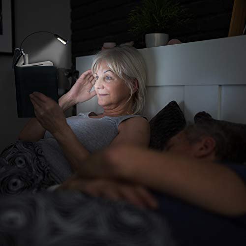 Book Light Rechargeable Reading Lights For Books In Bed With 3 Colors And 9 Brightness LED Book Reading Light With Clip For K