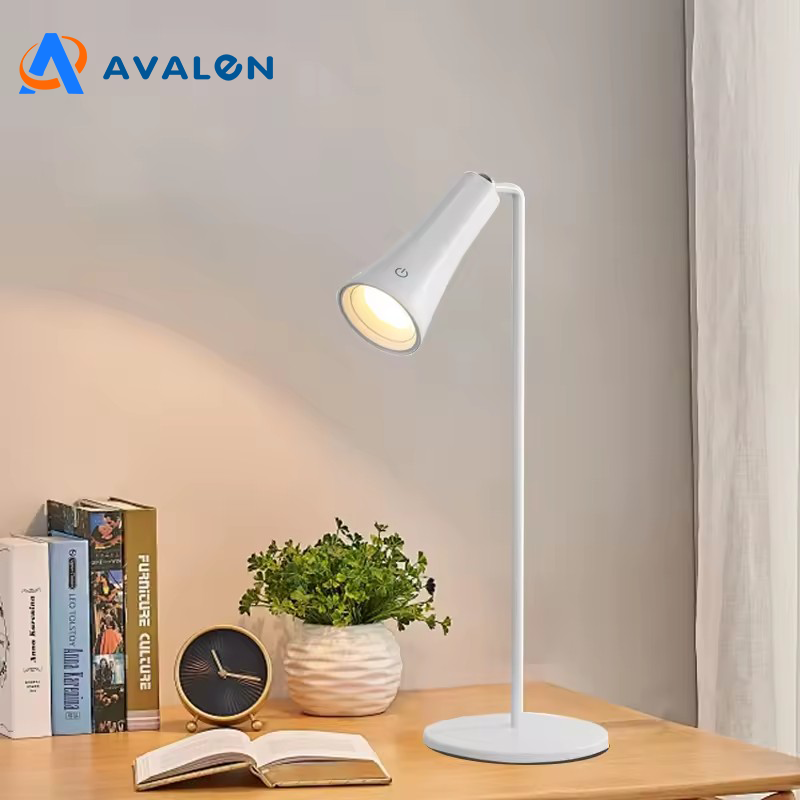 4 in 1 removable wall magnetic bed room led read desk light touch rechargeable battery book bedside table lamp for book