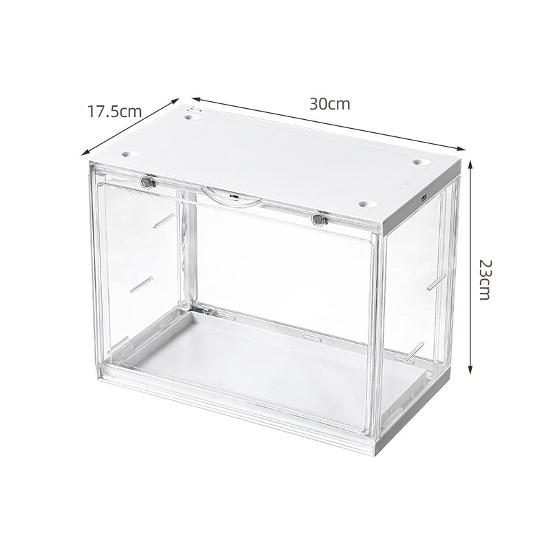 Display Case for Lego Minifigure,action Figure with Shelf Collectibles Storage Assemble Showcase Lighting acrylic light box