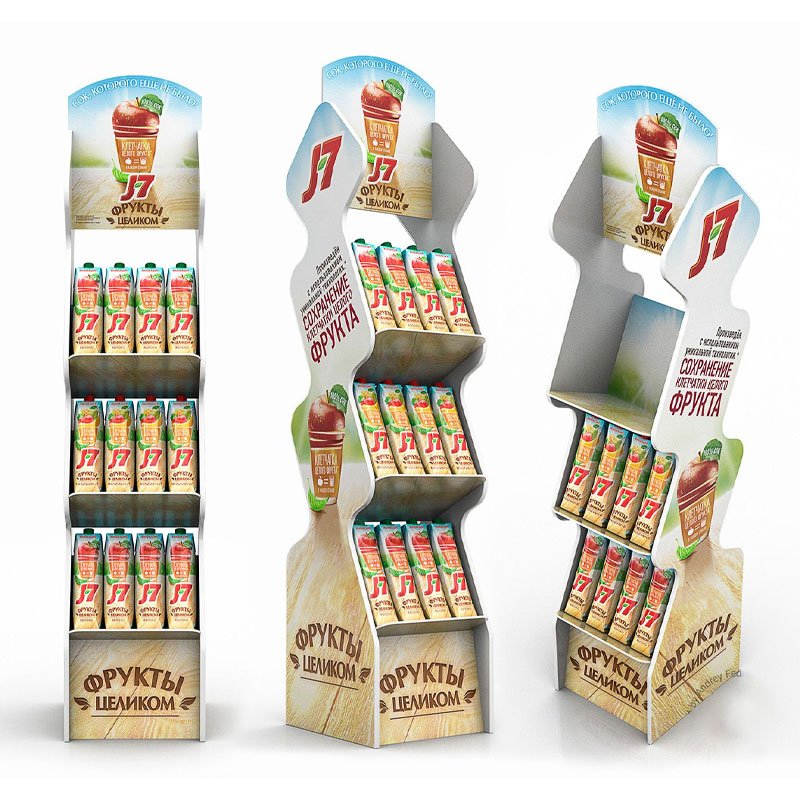 Pop up PVC Cardboard Floor Store Chocolate Counter Top Merchandising Stand Display