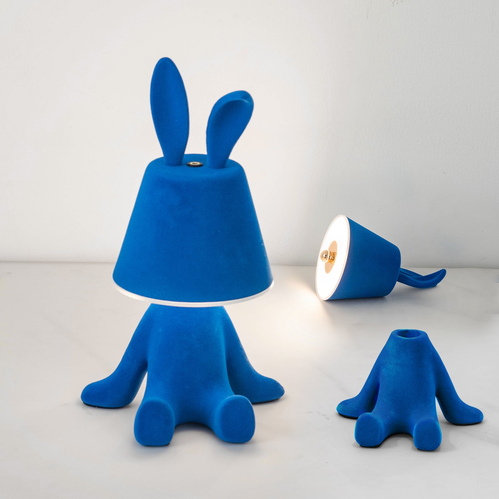 Newish Creative Animal Colorful Modern Lamparas Bedroom Bedside Room Decor Baby Fat Rabbit Kids Led Night Light Table Desk Lamp