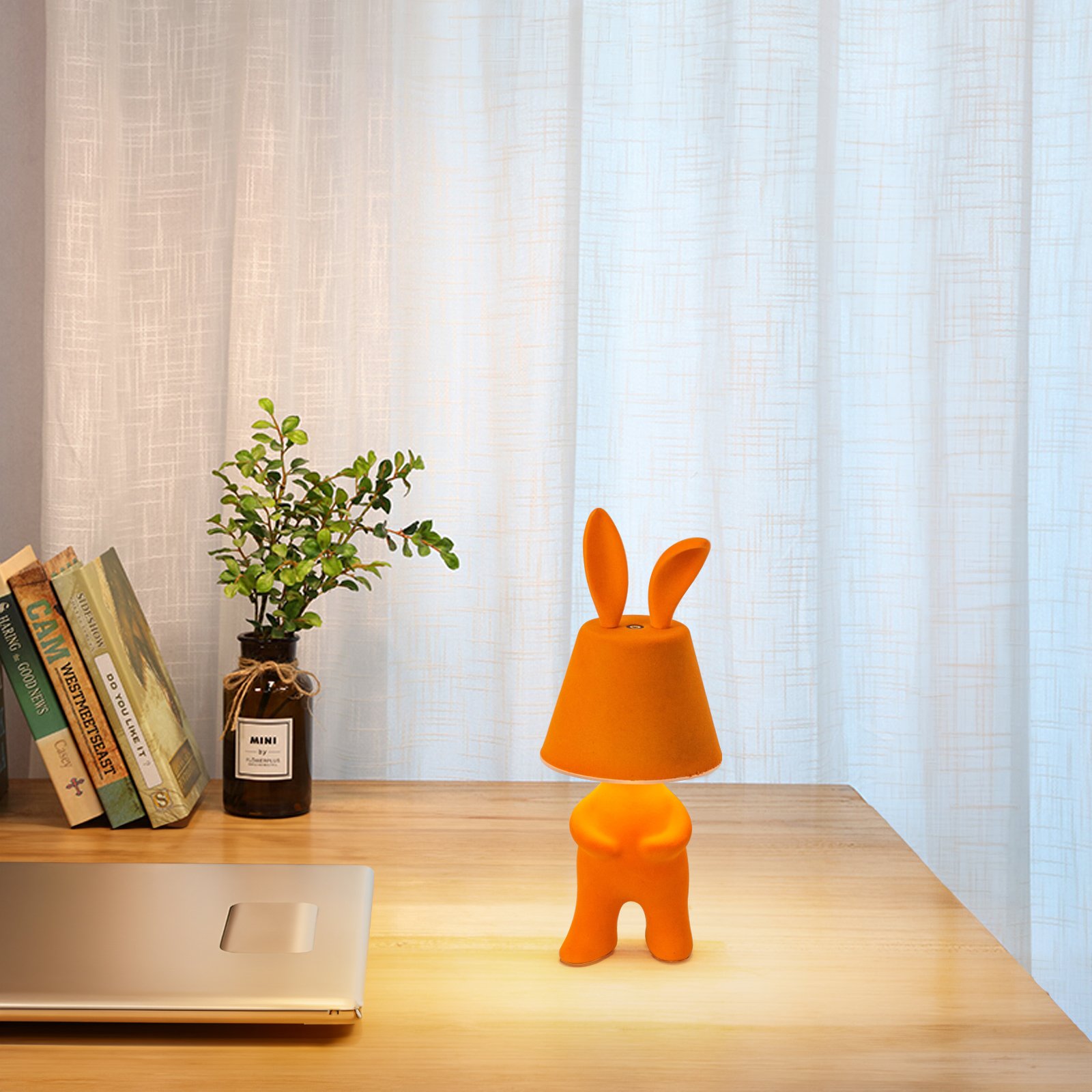 Newish Creative Animal Colorful Modern Lamparas Bedroom Bedside Room Decor Baby Fat Rabbit Kids Led Night Light Table Desk Lamp