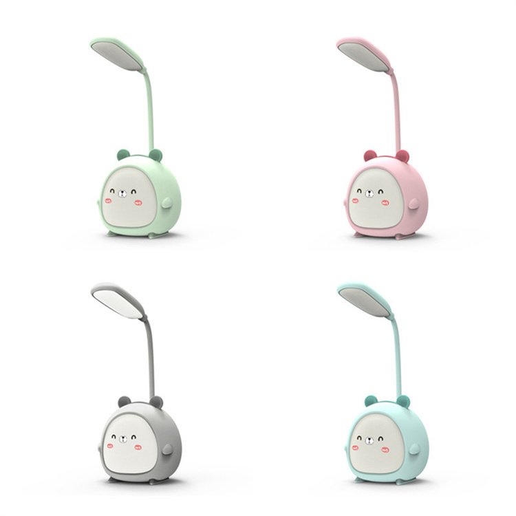 Colorful Bedroom Children's Eye Care Warm White Lamp Cartoon Cute Led Lamp Animal Rechargeable Battery Led Night Light