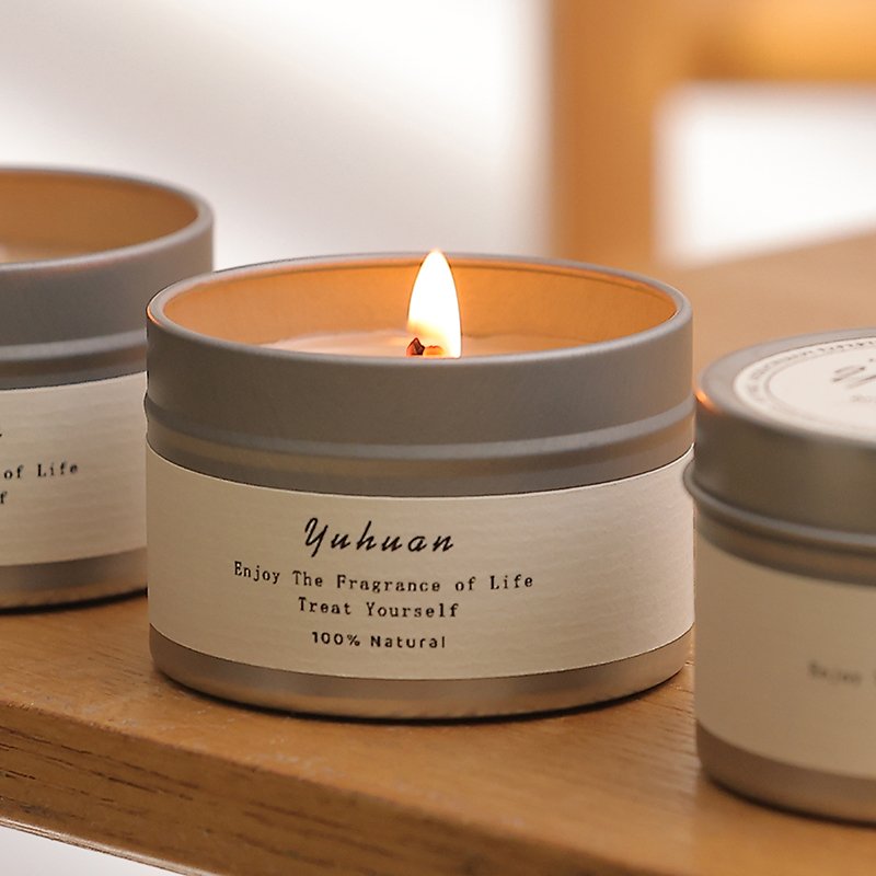 Luxury Silver Custom Candle Jar Gift Set Aromatherapy Scented Tin Candles Soy Wax Scented candles wholesale factory
