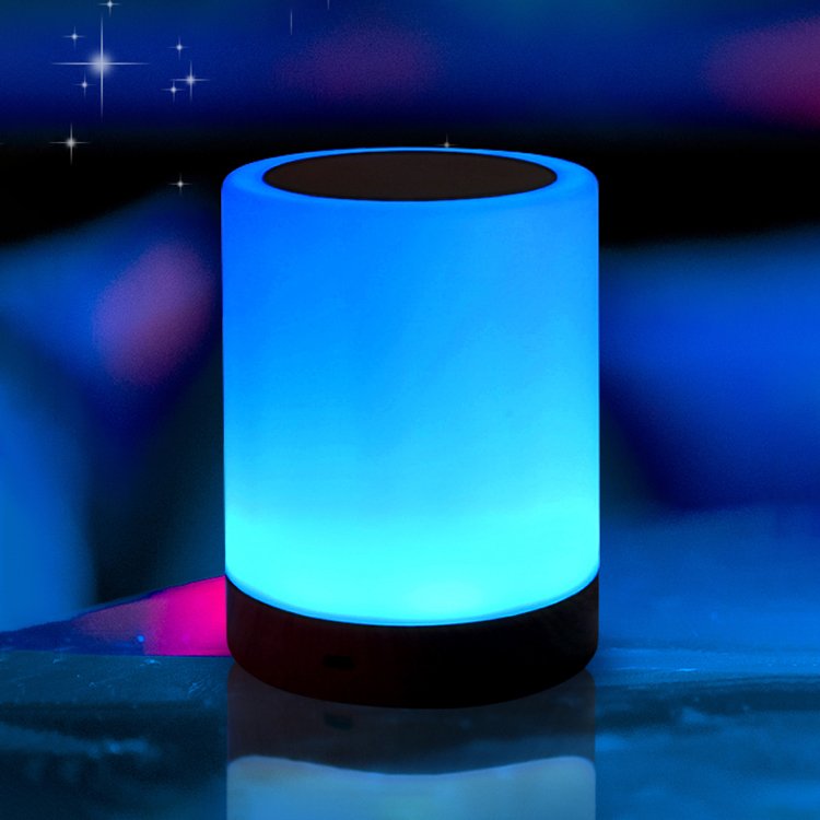 Cylindrical Lighting Fixtures Reading Light Desk Night Lighting Wooden Table Lamp Comfortable Warm Portable Lamp Convenient