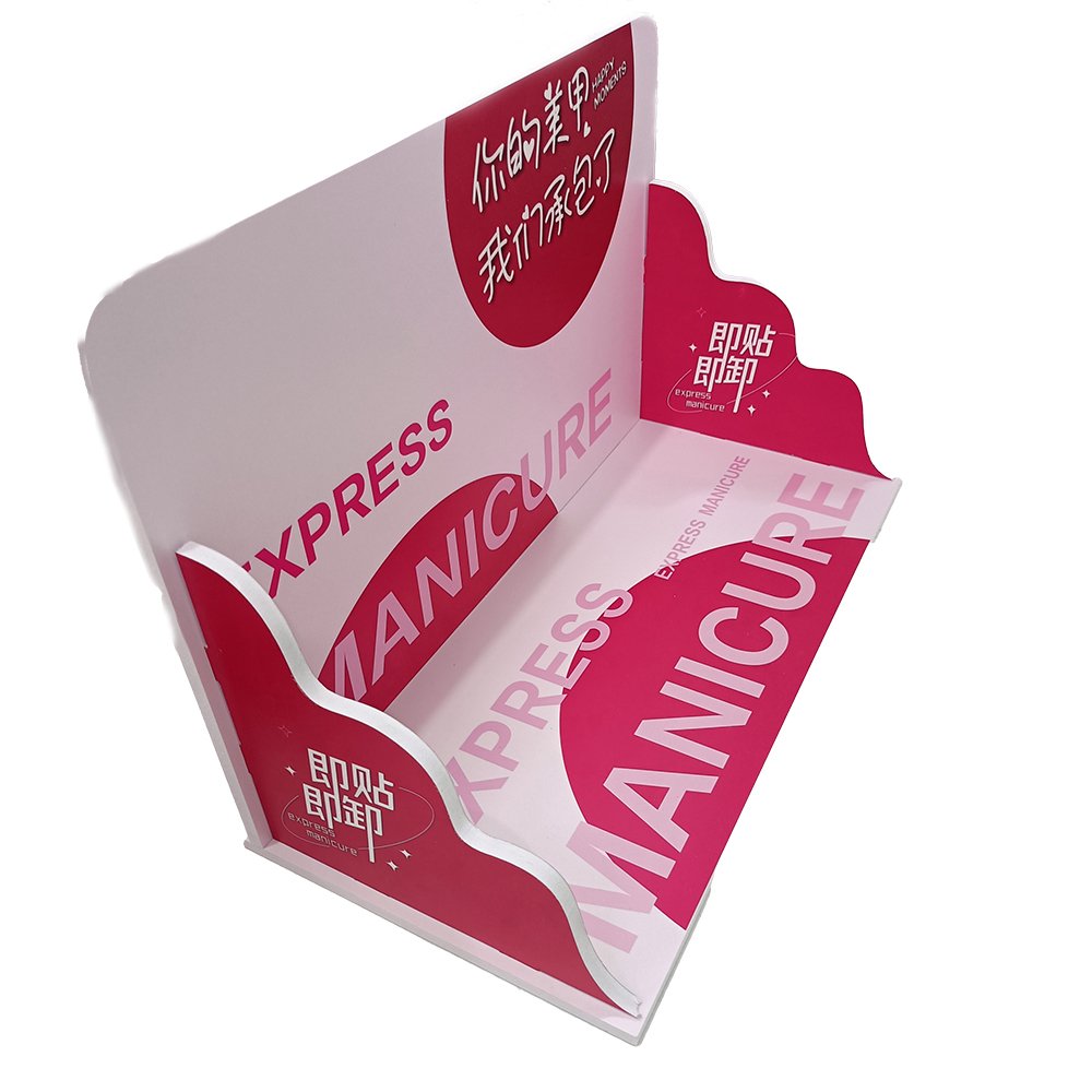 Wide Customized Milk Beverage Snacks PVC Board Display Rack in Supermarket or Store