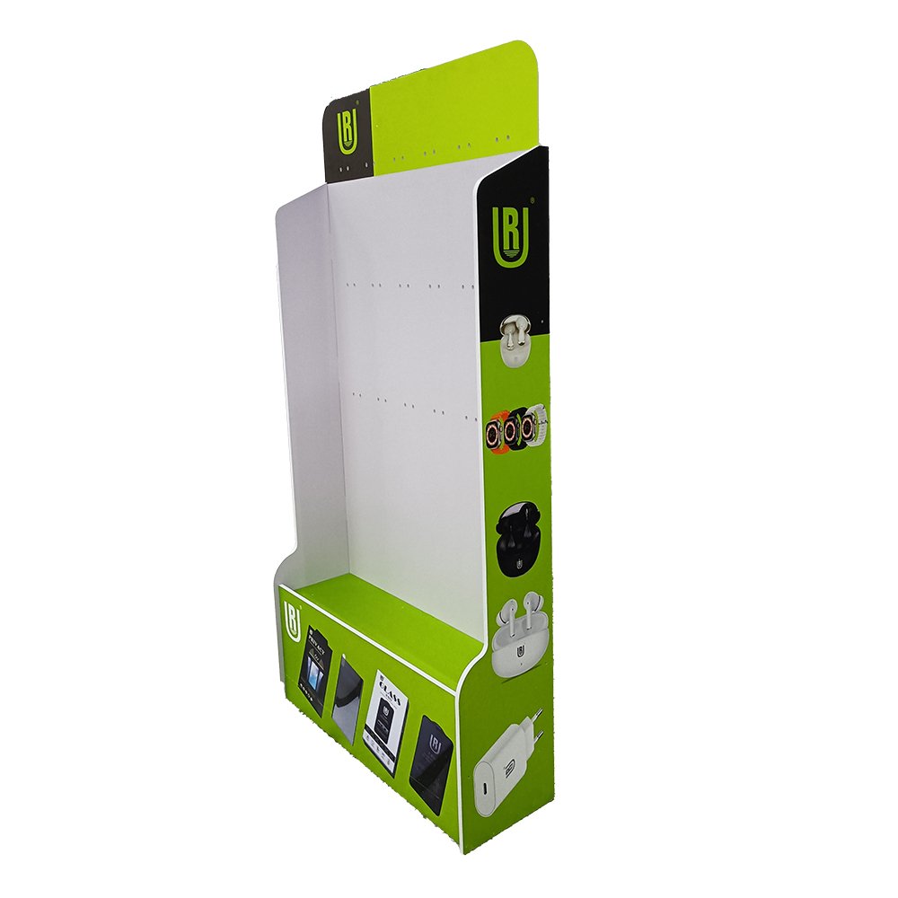 Wide Customized Milk Beverage Snacks PVC Board Display Rack in Supermarket or Store