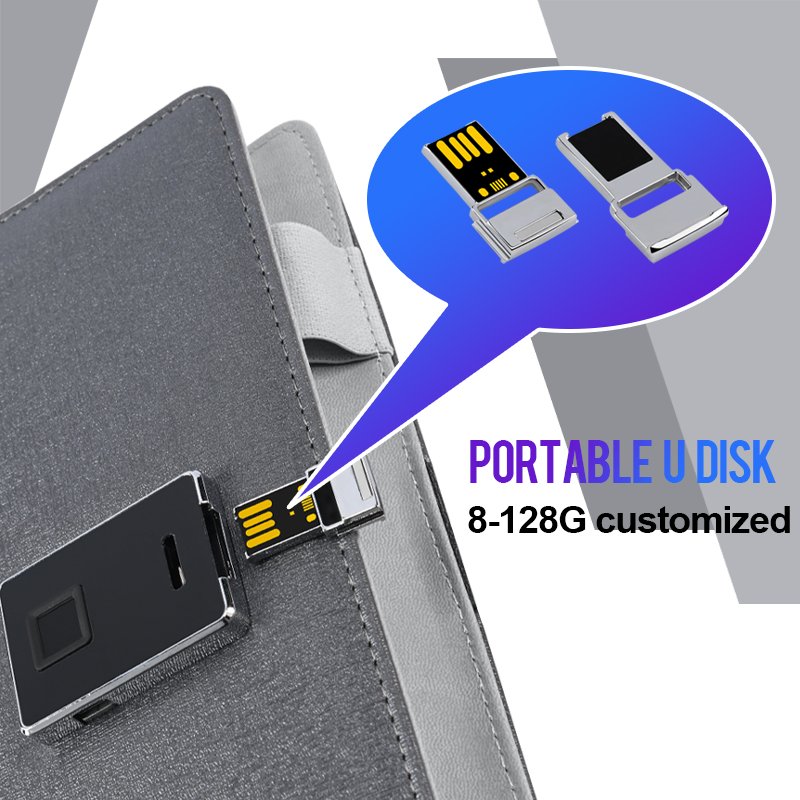 New Design High Tech 7 Inch MP4 Video Player Lcd Advertising Notebook Paper Screen Sync 16G Wireless Charger NFC Notapad Gift