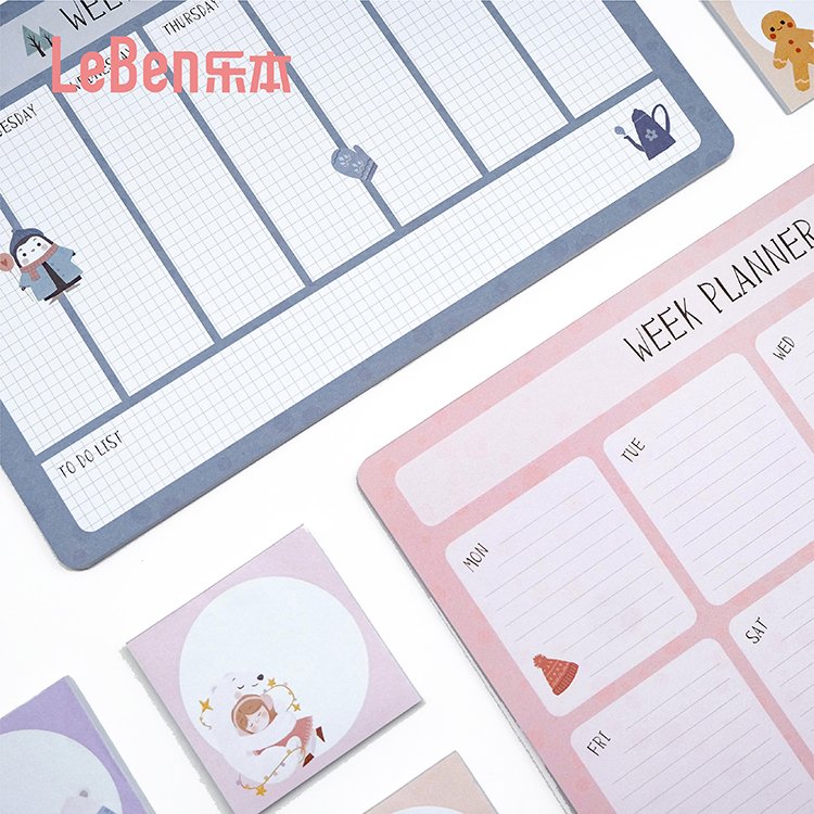 Wholesale Personalized Creative Daily Weekly Planner Notes Pad Schedule Book Agendas