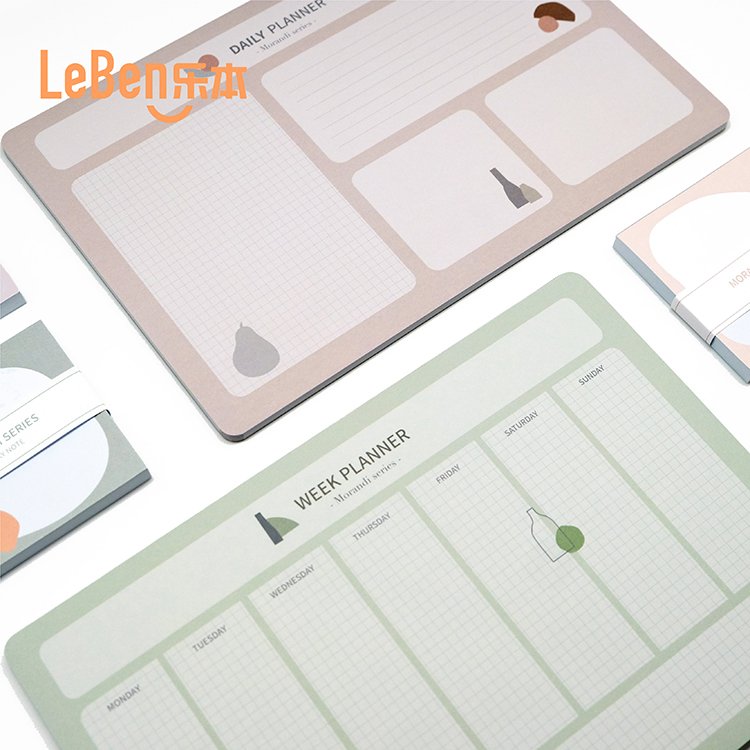 Wholesale Personalized Creative Daily Weekly Planner Notes Pad Schedule Book Agendas