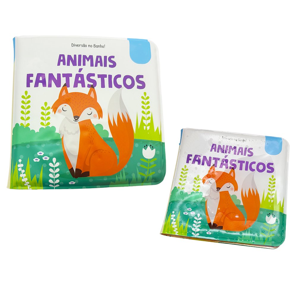 NEW Cut Carton Animal Bath Book with 4 Bath Toys Set for Kids Early Educational Waterproof Bathroom Toys