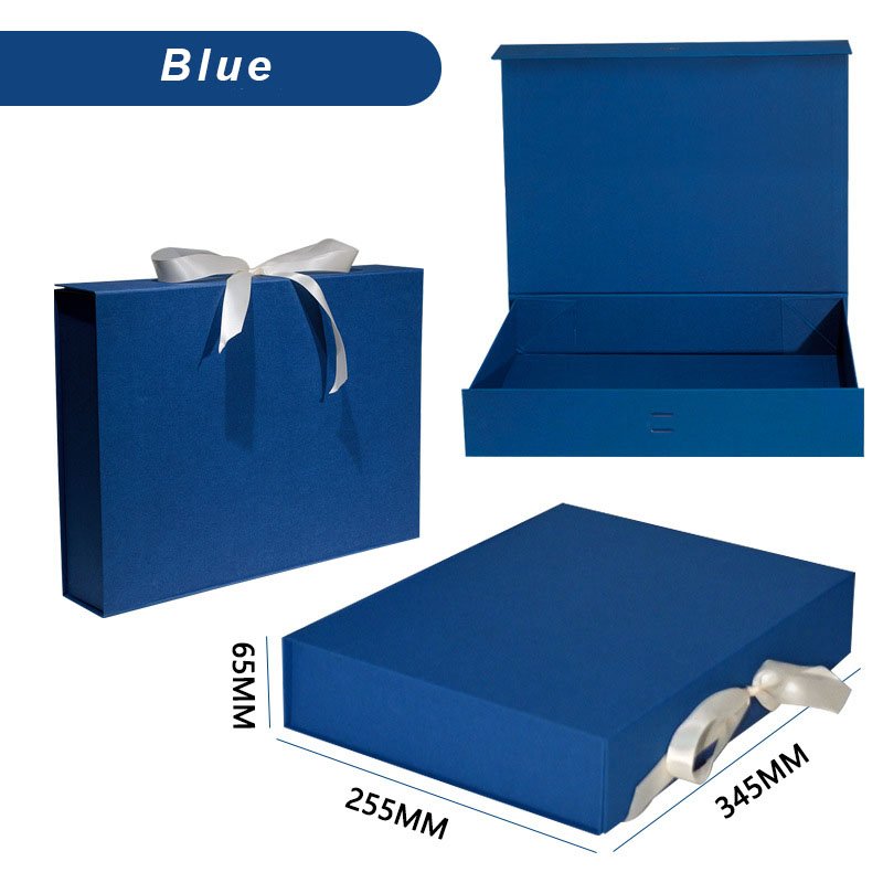 Spot one-piece pink Men's T-shirt pyjamas sleepwear package folding paper box magnetic book type box silk scarf gift box
