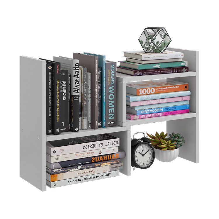 hot sale Multipurpose wooden mini shelf rack small desktop bookshelf