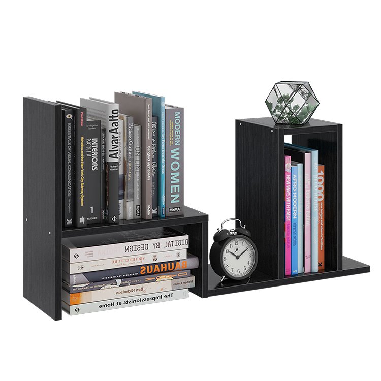 hot sale Multipurpose wooden mini shelf rack small desktop bookshelf