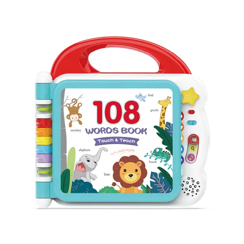 New Early Educational Toys Kids Learning Toy Baby Felt Busy Book with Sounds and Light for Children