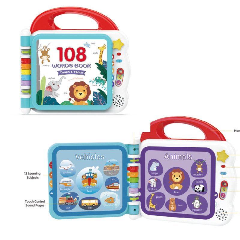 New Early Educational Toys Kids Learning Toy Baby Felt Busy Book with Sounds and Light for Children