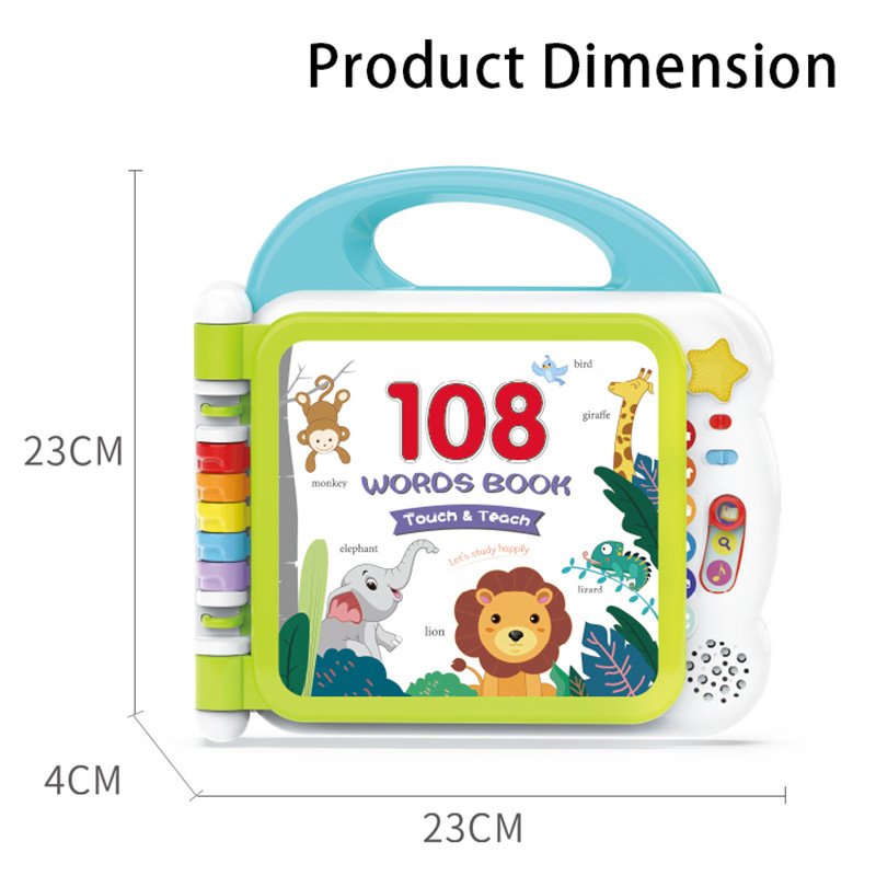 New Early Educational Toys Kids Learning Toy Baby Felt Busy Book with Sounds and Light for Children